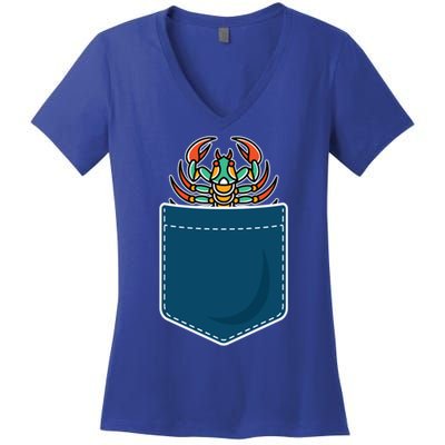 Great Scorpion For Scorpions Lover Great Gift Women's V-Neck T-Shirt