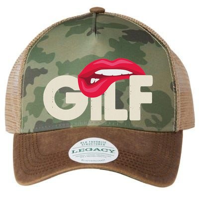 Gilf Sarcastic Funny Saying Grandmother Grandfather Legacy Tie Dye Trucker Hat