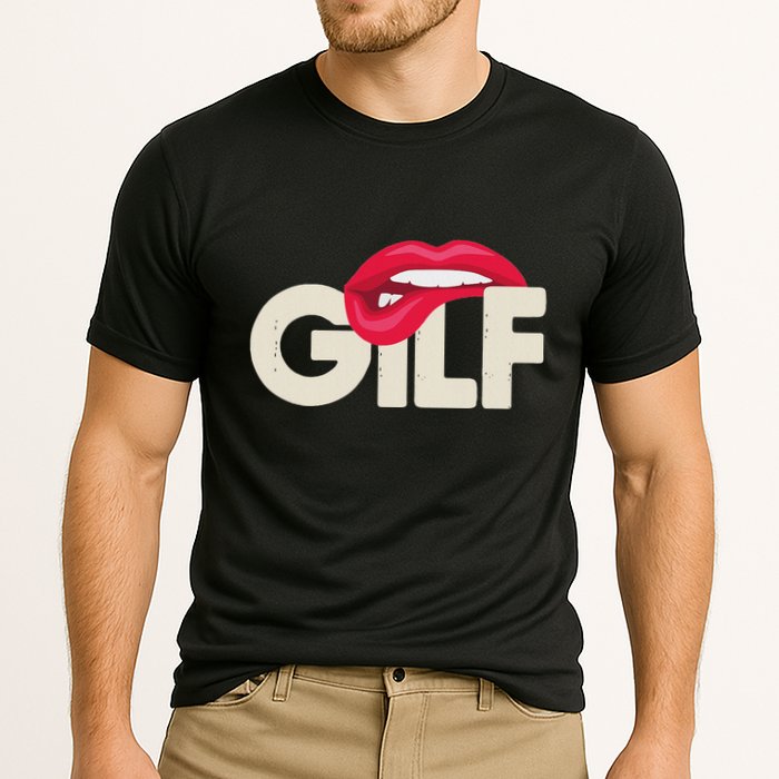 Gilf Sarcastic Funny Saying Grandmother Grandfather Cooling Performance Crew T-Shirt