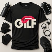 Gilf Sarcastic Funny Saying Grandmother Grandfather Cooling Performance Crew T-Shirt
