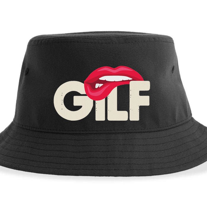 Gilf Sarcastic Funny Saying Grandmother Grandfather Sustainable Bucket Hat