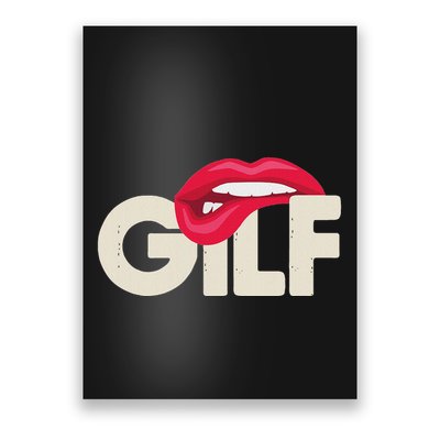 Gilf Sarcastic Funny Saying Grandmother Grandfather Poster