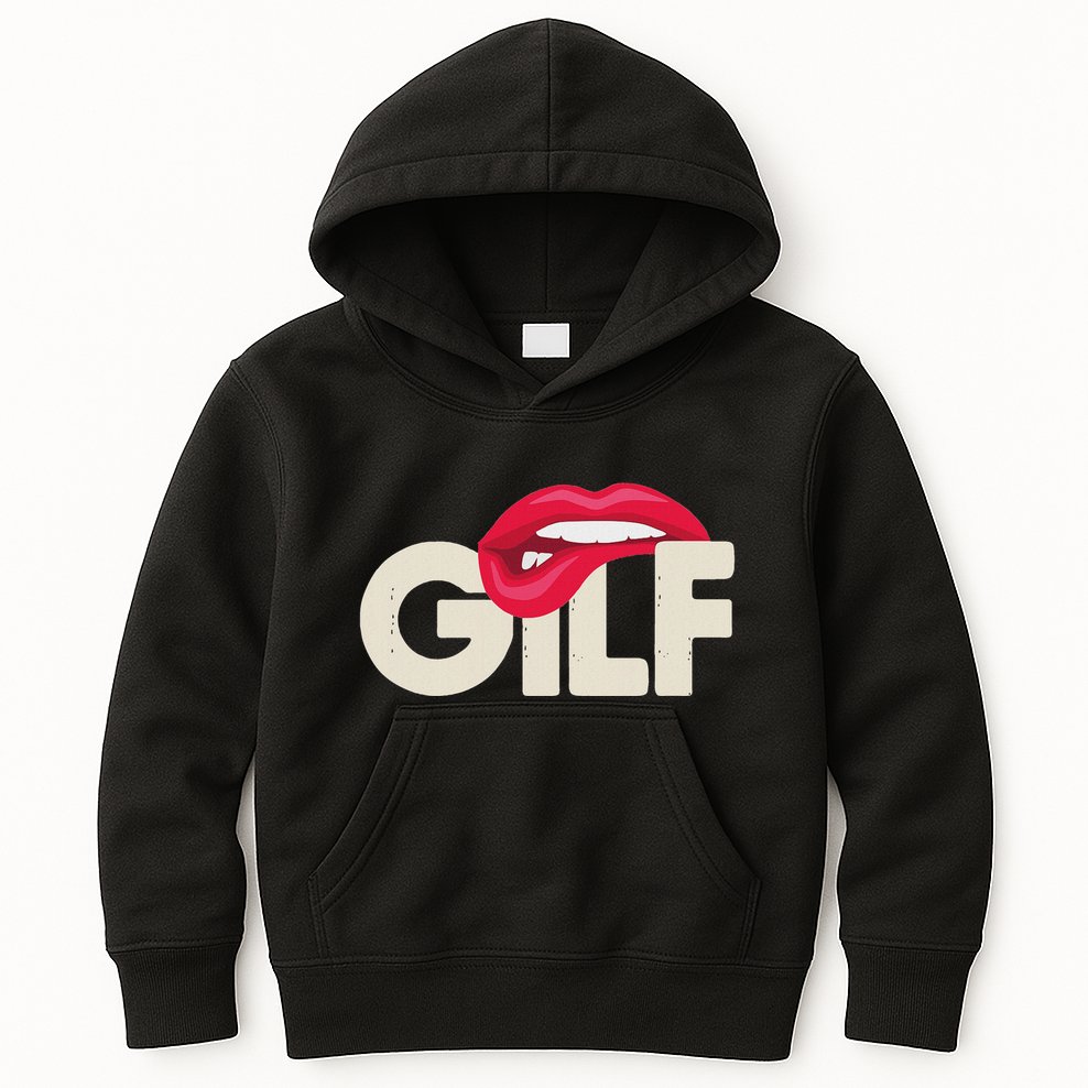 Gilf Sarcastic Funny Saying Grandmother Grandfather Kids Hoodie