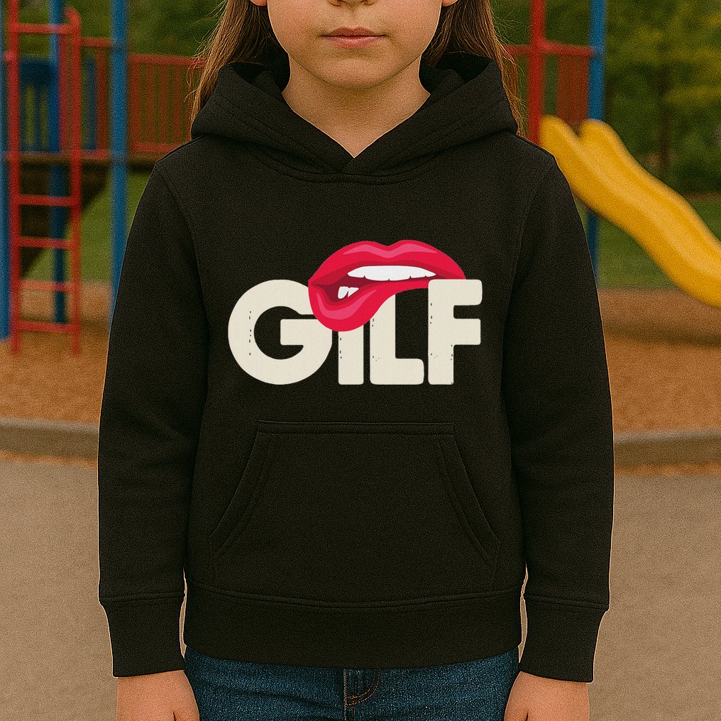 Gilf Sarcastic Funny Saying Grandmother Grandfather Kids Hoodie