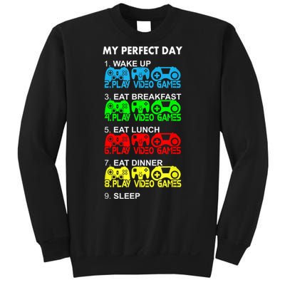 Gamer S.hirt Funny Perfect Day Video Games Love Gaming Sweatshirt