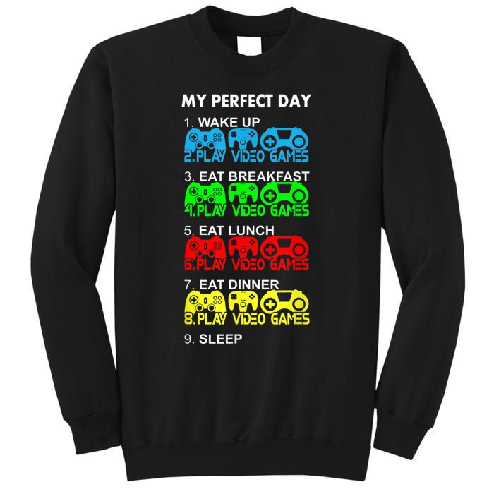 Gamer S.hirt Funny Perfect Day Video Games Love Gaming Sweatshirt