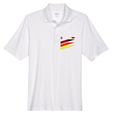 GERMANY SHIRTJERSEY FLAGSOCCERFOOTBALL Men's Origin Performance Piqué Polo