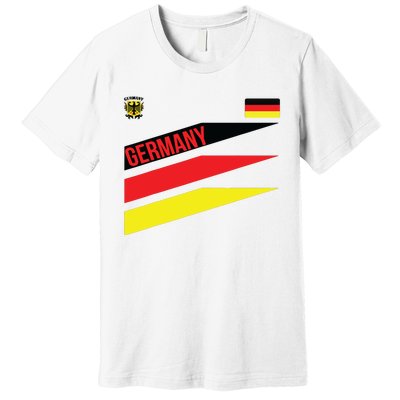 GERMANY SHIRTJERSEY FLAGSOCCERFOOTBALL Premium T-Shirt