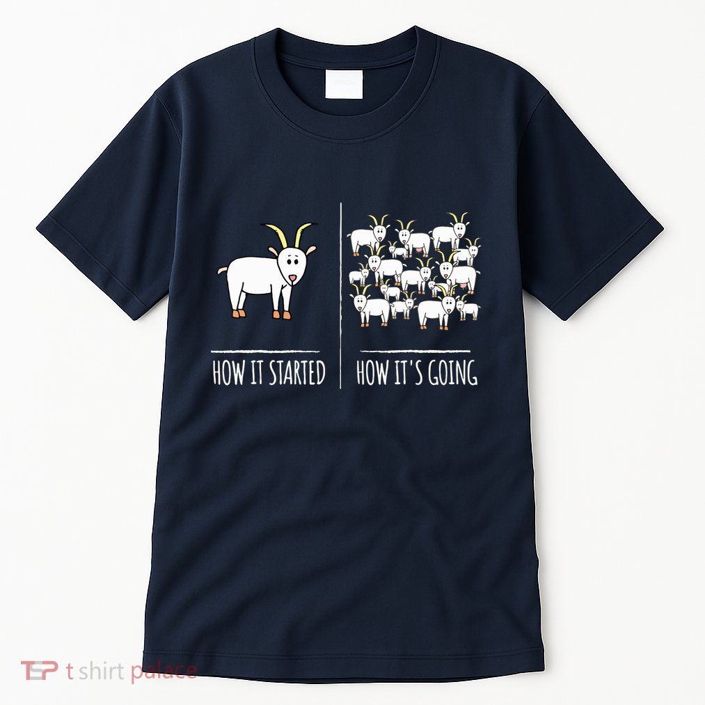 Goat Shirts For Goat Lovers Farm Apparel Meme Pun Funny Goat Tall T-Shirt