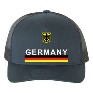 Germany Sporty Flag And Emblem Yupoong Adult 5-Panel Trucker Hat