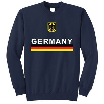 Germany Sporty Flag And Emblem Tall Sweatshirt