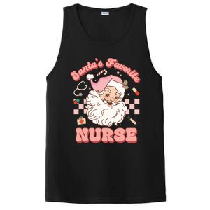 Groovy Santa's Favorite Nurse Christmas RN ER ICU  PosiCharge Competitor Tank