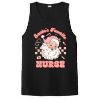 Groovy Santa's Favorite Nurse Christmas RN ER ICU  PosiCharge Competitor Tank