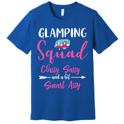 Glamping Squad Funny Matching Family Camping Trip Gift Premium T-Shirt