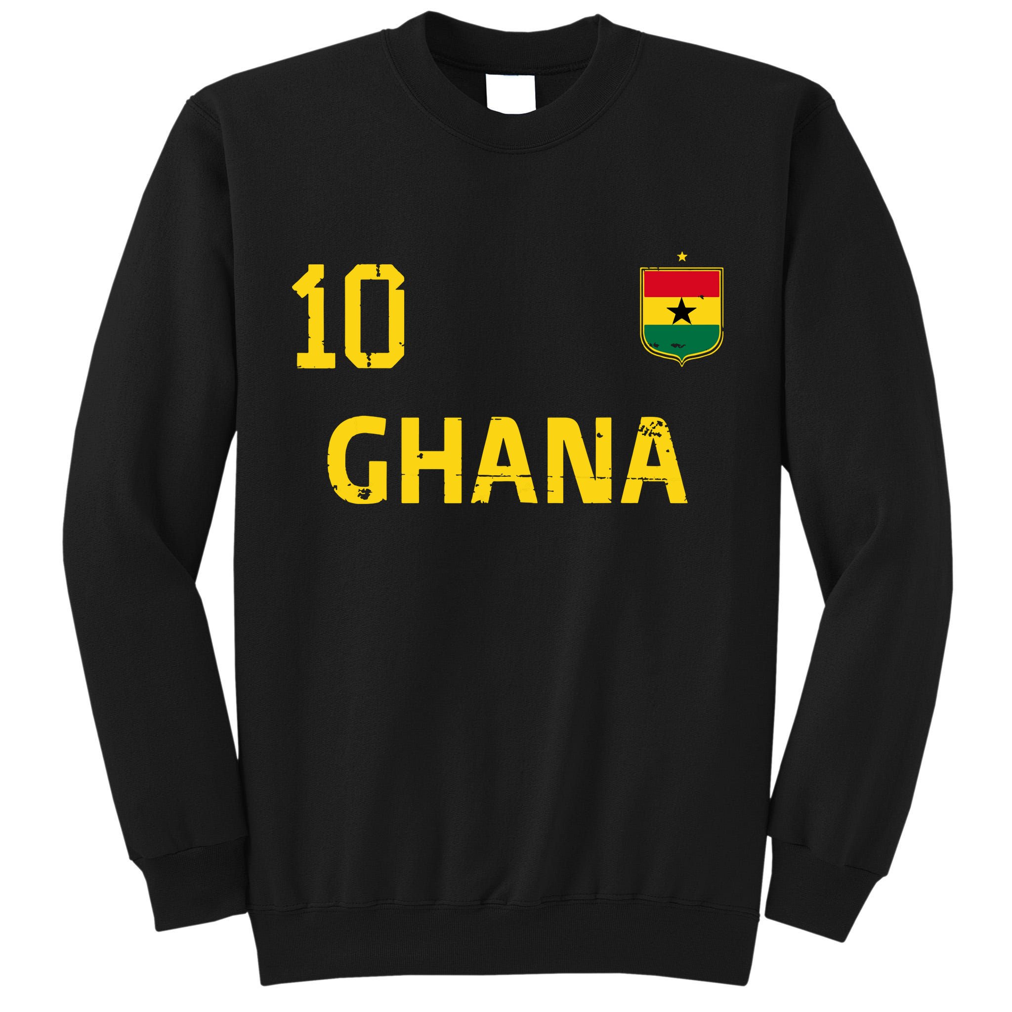 Ghana Soccer Fans Jersey Ghanaian Flag Football Lovers Tall Sweatshirt