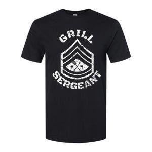 Grill Sergeant Father's Day Gift Funny Dad Grilling Softstyle CVC T-Shirt