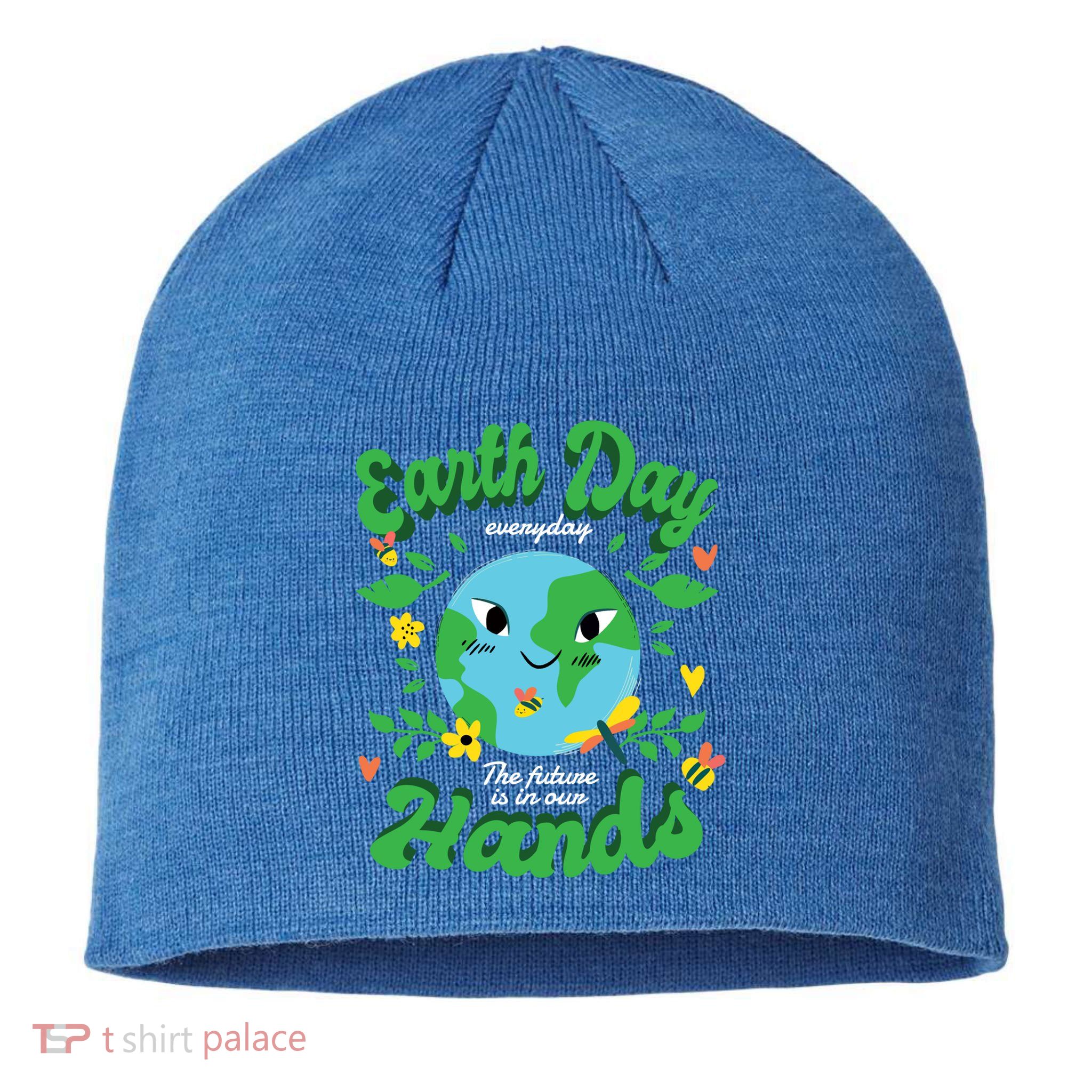 Green Squad For Future Is In Our Hands Of Everyday Earth Day Great Gift Sustainable Beanie