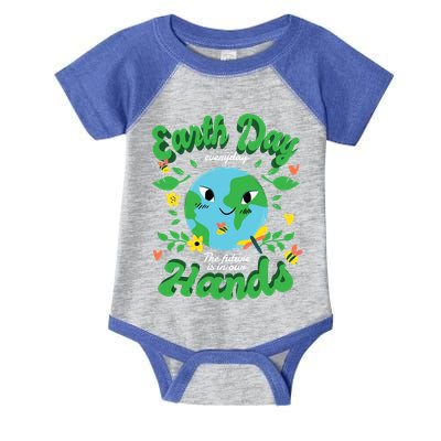 Green Squad For Future Is In Our Hands Of Everyday Earth Day Great Gift Infant Baby Jersey Bodysuit