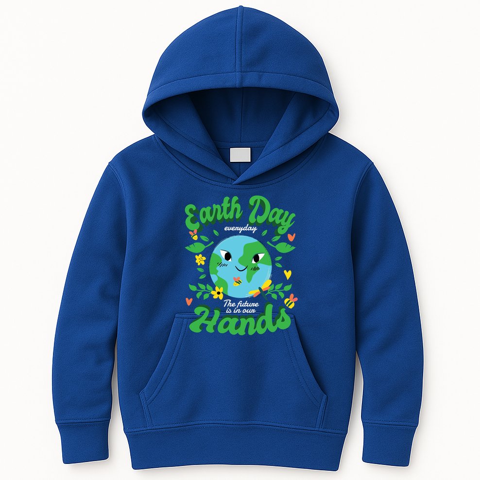 Green Squad For Future Is In Our Hands Of Everyday Earth Day Great Gift Kids Hoodie