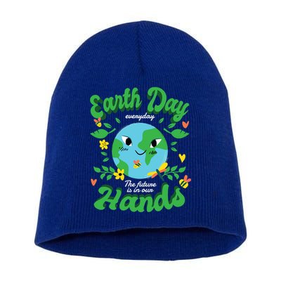 Green Squad For Future Is In Our Hands Of Everyday Earth Day Great Gift Short Acrylic Beanie