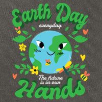 Green Squad For Future Is In Our Hands Of Everyday Earth Day Great Gift Cotton Canvas Backpack