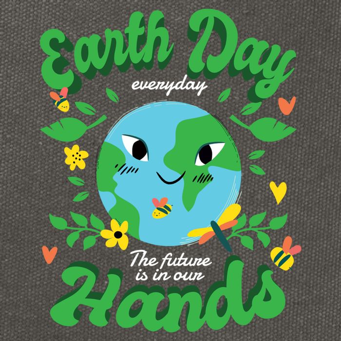 Green Squad For Future Is In Our Hands Of Everyday Earth Day Great Gift Cotton Canvas Backpack