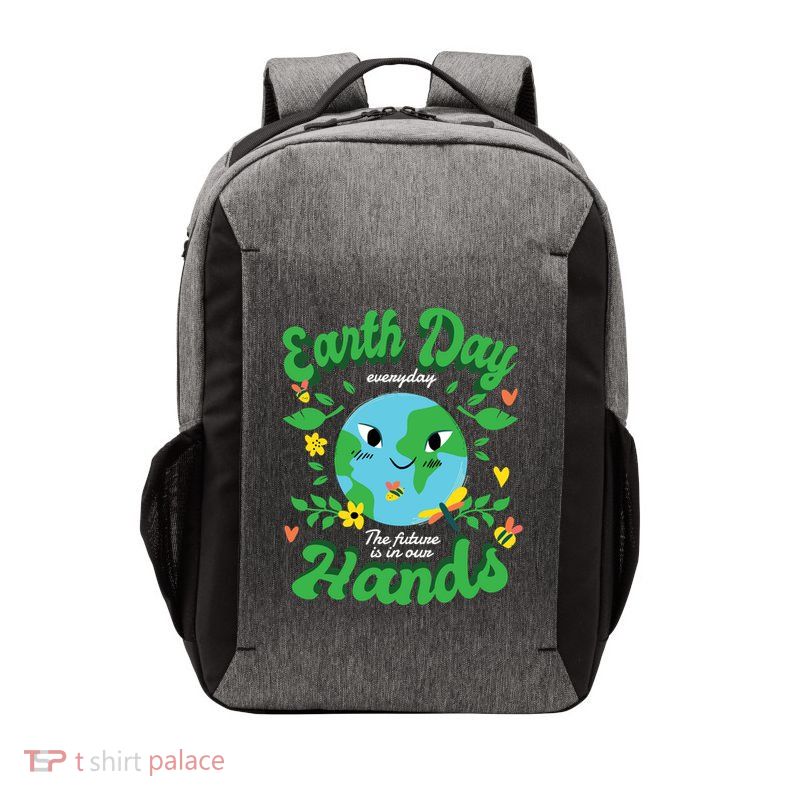 Green Squad For Future Is In Our Hands Of Everyday Earth Day Great Gift Vector Backpack