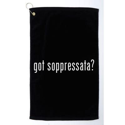 Got Soppressata Funny Italian Sicilian Golf Towel