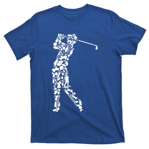 Golfer Silhouette Filled With Golf Things Gift T-Shirt