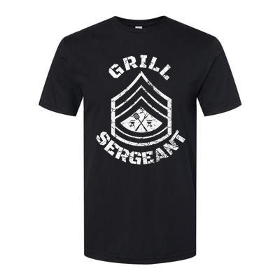 GRILL SERGEANT Funny Grilling BBQ Dad Father's Day Gift Softstyle® CVC T-Shirt