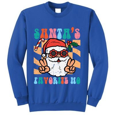 Groovy Santas Favorite Ho Retro Naughty Christmas Xmas Great Gift Sweatshirt