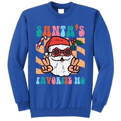 Groovy Santas Favorite Ho Retro Naughty Christmas Xmas Great Gift Sweatshirt