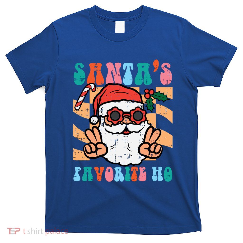 Groovy Santas Favorite Ho Retro Naughty Christmas Xmas Great Gift T-Shirt