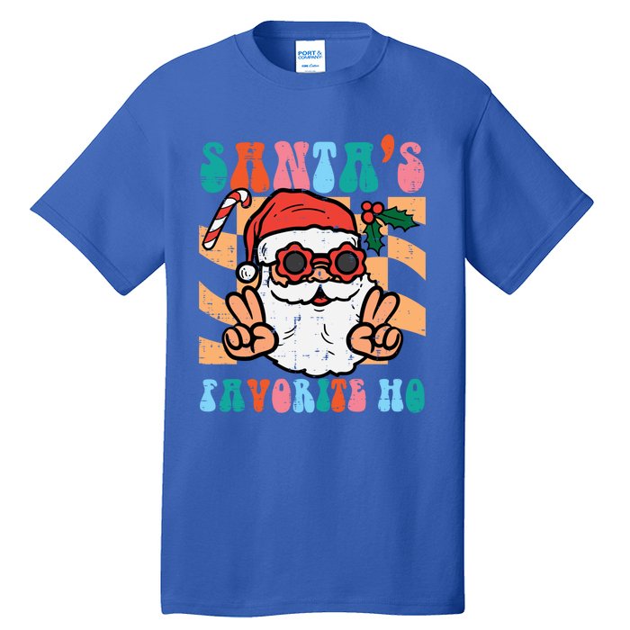 Groovy Santas Favorite Ho Retro Naughty Christmas Xmas Great Gift Tall T-Shirt