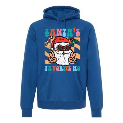 Groovy Santas Favorite Ho Retro Naughty Christmas Xmas Great Gift Premium Hoodie