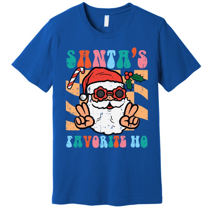 Groovy Santas Favorite Ho Retro Naughty Christmas Xmas Great Gift Premium T-Shirt