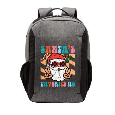 Groovy Santas Favorite Ho Retro Naughty Christmas Xmas Great Gift Vector Backpack