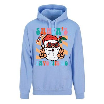 Groovy Santas Favorite Ho Retro Naughty Christmas Xmas Great Gift Unisex Surf Hoodie