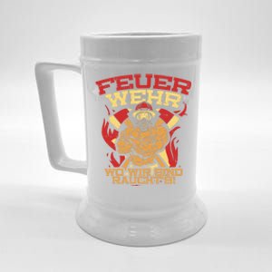 Ger Strong Fire Fighter Cool Gift Beer Stein