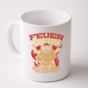 Ger Strong Fire Fighter Cool Gift Coffee Mug