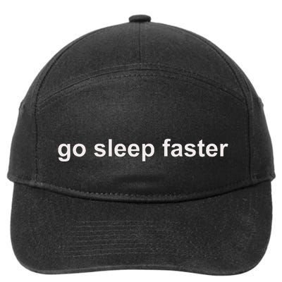 Go Sleep Faster 7-Panel Snapback Hat