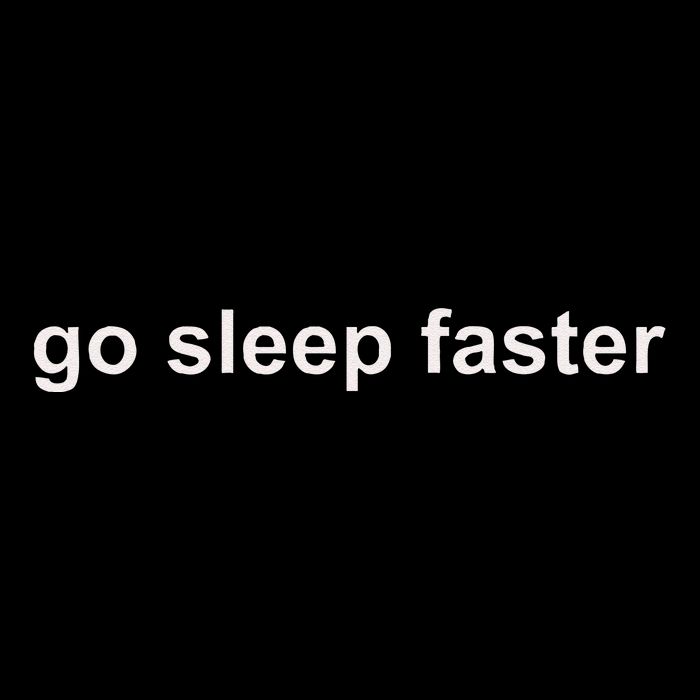 Go Sleep Faster Drawstring Bag