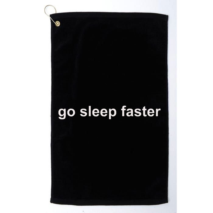 Go Sleep Faster Golf Towel