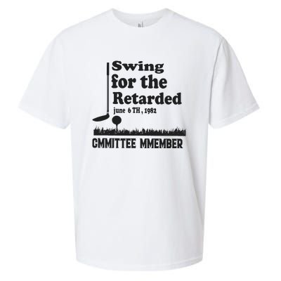 Golf Swing For The Retarded Committee Member Sueded Cloud Jersey T-Shirt