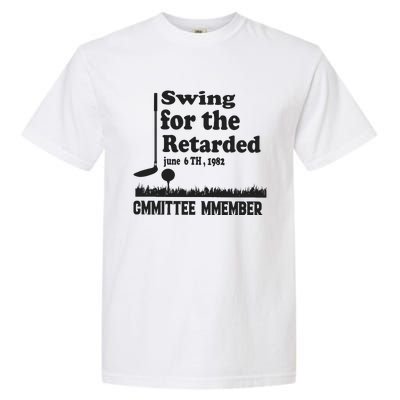 Golf Swing For The Retarded Committee Member Garment-Dyed Heavyweight T-Shirt