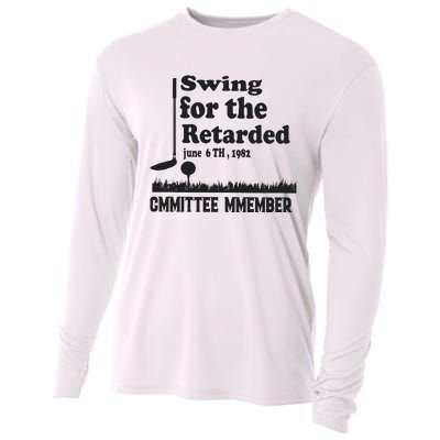 Golf Swing For The Retarded Committee Member Cooling Performance Long Sleeve Crew