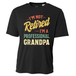 Grandpa Shirts For  Funny Fathers Day Retired Grandpa Cooling Performance Crew T-Shirt