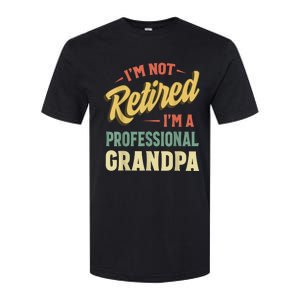 Grandpa Shirts For  Funny Fathers Day Retired Grandpa Softstyle CVC T-Shirt