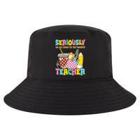 Groovy School Funny For Teacher Seriously We All Know Cool Comfort Performance Bucket Hat