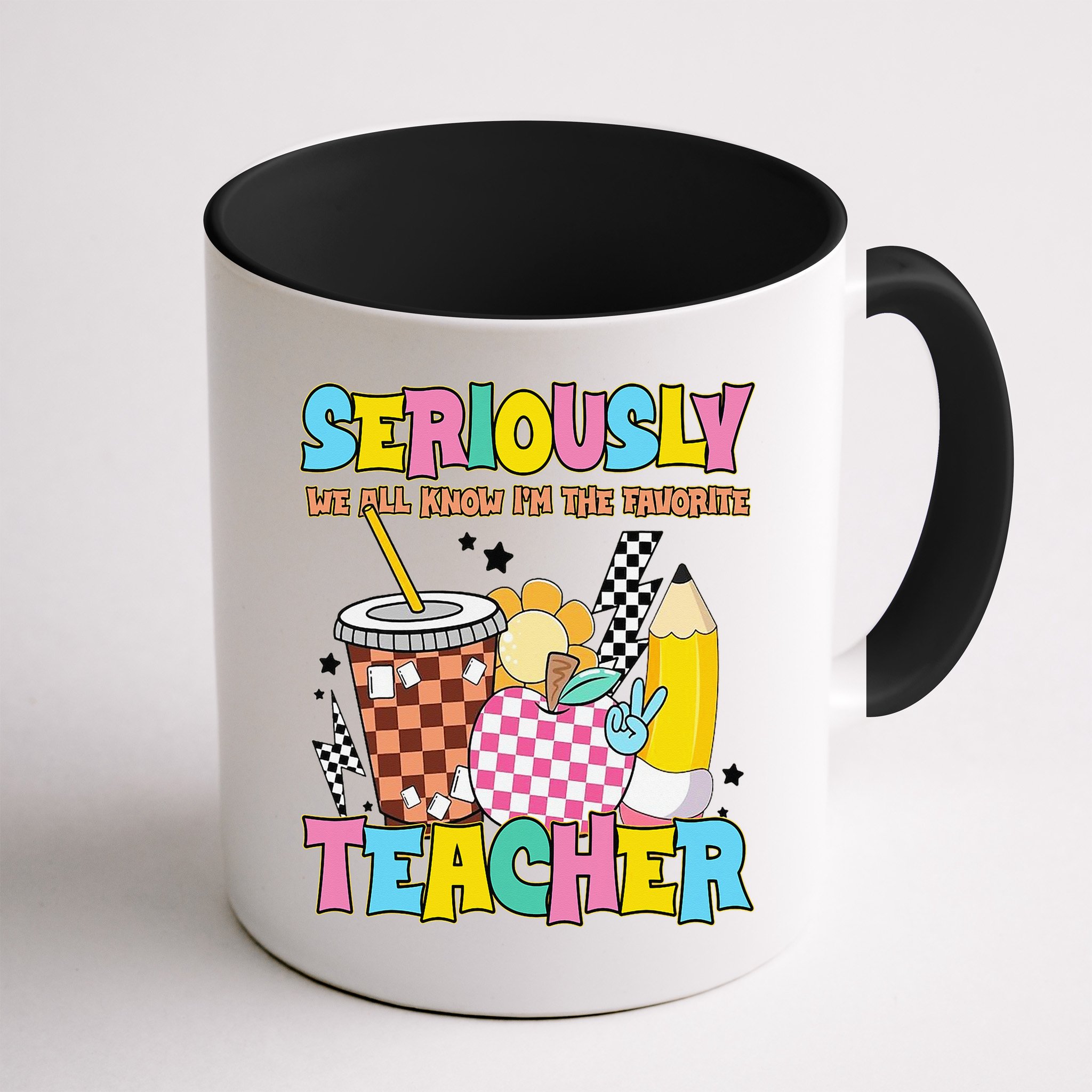 Groovy School Funny For Teacher Seriously We All Know Mug